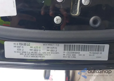 2019 Dodge Challenger Sxt Awd from USA, damaged, VIN 2C3CDZGG9KH690438